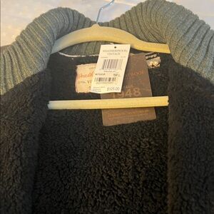 Weatherproof Women's Green and Black Cowl Neck Sweater